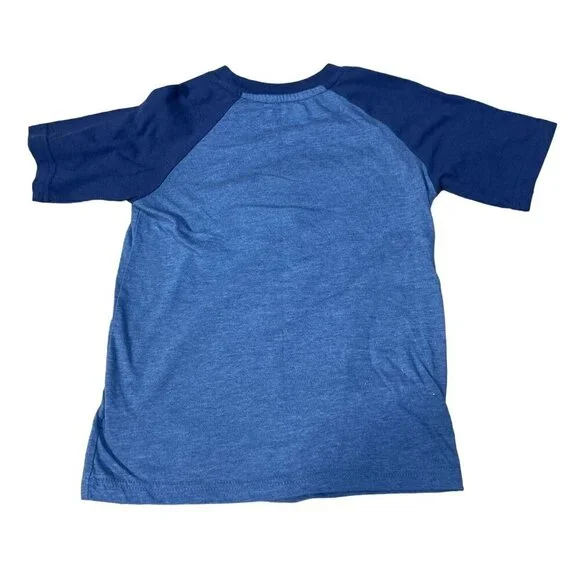 3 Marvel Boy's Shirts T-Shirt Button Front Blue White Lot of 3 Size 6 - Picture 3 of 10